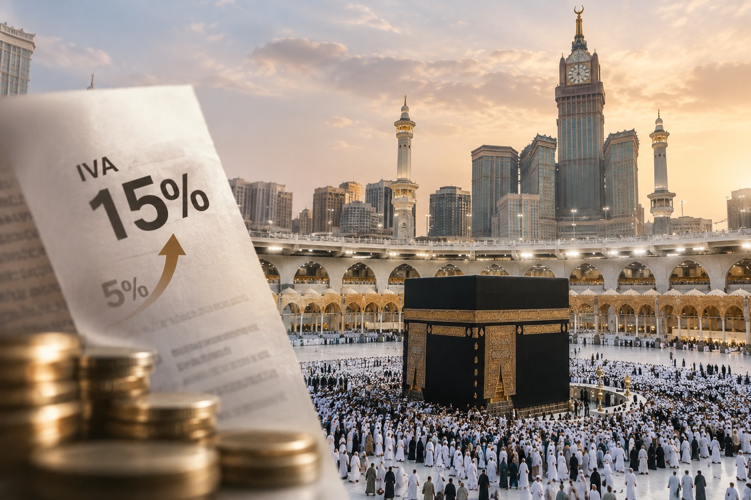 Hajj y Umrah Nuevo IVA Nuevo aumento de precios